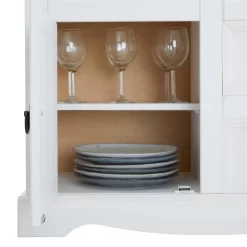 Mexico Kommode RURAL Aus Kiefer Massiv Mit 4 Schubladen In Weiß -Berühmt Möbel 94861 8