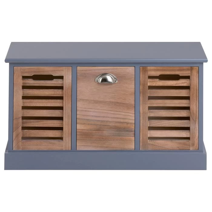 Sitzbank TRIENT In Grau/natur, 3 Schubkästen 2 Sitzbank TRIENT In Grau/natur, 3 Schubkästen – Bild 2