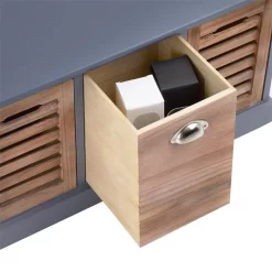 Sitzbank TRIENT In Grau/natur, 3 Schubkästen 9 Sitzbank TRIENT In Grau/natur, 3 Schubkästen -Berühmt Möbel 94885 SansC 03 N