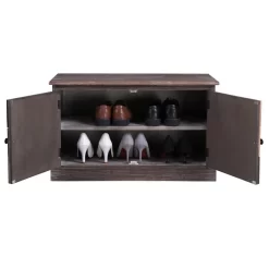 Schuhbank MARA Braun/grau Lackiert 9 Schuhbank MARA Braun/grau Lackiert -Berühmt Möbel 94891 3