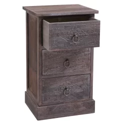 Nachttisch ENZO Mit 3 Schubladen 7 Nachttisch ENZO Mit 3 Schubladen -Berühmt Möbel 94893 2