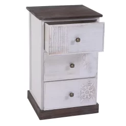 Nachttisch JUNA Mit 3 Schubladen 7 Nachttisch JUNA Mit 3 Schubladen -Berühmt Möbel 94913 2