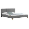 Polsterbett JASON 180x200 Cm, Inkl. Lattenrost In Grau