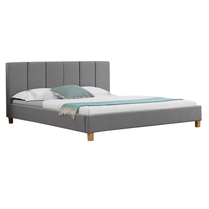 Polsterbett JASON 180x200 Cm, Inkl. Lattenrost In Grau 1 Polsterbett JASON 180x200 Cm, Inkl. Lattenrost In Grau