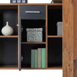 Eckschreibtisch DIEGO Mit Regal In Old Style/Beton Dunkel 10 Eckschreibtisch DIEGO Mit Regal In Old Style/Beton Dunkel -Berühmt Möbel 95055 7