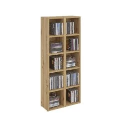 CD / DVD Regal CHART Mit 10 Fächern In Asteiche -Berühmt Möbel 95057 2