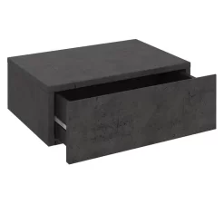 Hängende Nachtkommode ANNE Betonoptik Dunkel