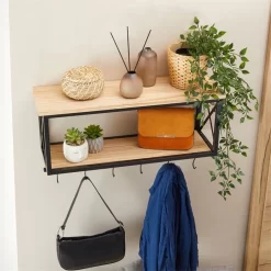 Wandgarderobe ARMANDO Schwarz/braun 9 Wandgarderobe ARMANDO Schwarz/braun -Berühmt Möbel 95193 AC3