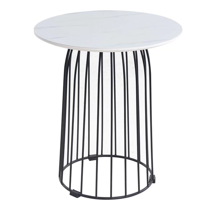 Couchtisch SALAMANCA Rund In Marmor Weiß 3 Couchtisch SALAMANCA Rund In Marmor Weiß – Bild 3