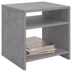 Beistelltisch ALMERIA Betonoptik Mit 2 Fächern