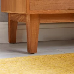 Kommode SEETA Mit 4 Schubladen Und Wiener Geflecht, Braun -Berühmt Möbel 95327 AC6