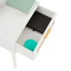 Nachttisch KIRAN Mit 1 Schublade, Holz In Weiß 9 Nachttisch KIRAN Mit 1 Schublade, Holz In Weiß -Berühmt Möbel 95328 4