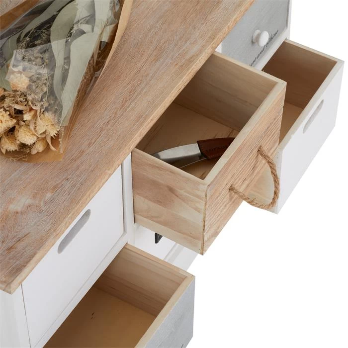 Sitzbank SALVA In Weiß, 6 Schubkästen 5 Sitzbank SALVA In Weiß, 6 Schubkästen – Bild 5