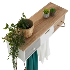 Wandgarderobe SALVA Mit Haken Und 3 Schubkästen -Berühmt Möbel 95368 3