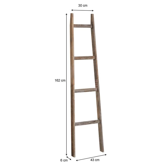 Leiterregal ESCALA In Dunkelbraun 6 Leiterregal ESCALA In Dunkelbraun – Bild 6