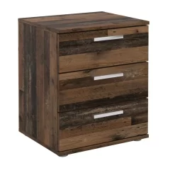 Nachttisch MARIELLA Old Style Mit 3 Schubladen 5 Nachttisch MARIELLA Old Style Mit 3 Schubladen -Berühmt Möbel 95420 2