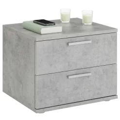 Nachttisch MAXIMA In Betonoptik Mit 2 Schubladen