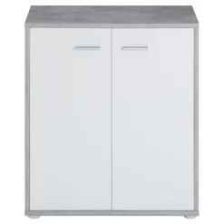 Schuhschrank LENNIS 2 Türen In Betonoptik/weiß 8 Schuhschrank LENNIS 2 Türen In Betonoptik/weiß -Berühmt Möbel 95450 1