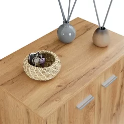 Schuhschrank LENNIS 2 Türen In Wotan Eiche -Berühmt Möbel 95452 4