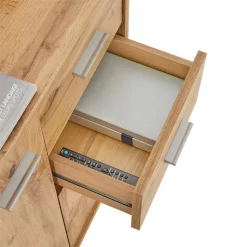 Kommode LOCARNO 2 Türen, 2 Schubladen In Wotan Eiche 11 Kommode LOCARNO 2 Türen, 2 Schubladen In Wotan Eiche -Berühmt Möbel 95458 5 N