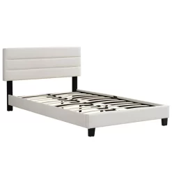 Polsterbett GREENPORT 120x200 Cm, Kunstleder Weiß 7 Polsterbett GREENPORT 120x200 Cm, Kunstleder Weiß -Berühmt Möbel 95552 1