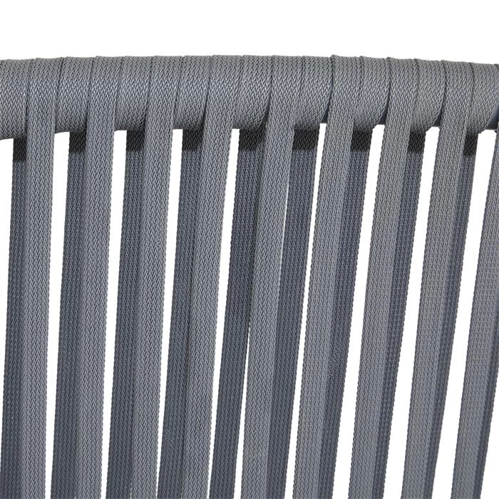 Gartenmöbel Set BENGAL Aus Alu, Mit Seilbespannung In Grau 4 Gartenmöbel Set BENGAL Aus Alu, Mit Seilbespannung In Grau – Bild 4