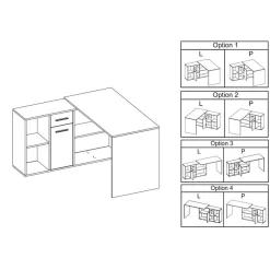 Eckschreibtisch DIEGO Mit Regal In Sonoma Eiche 8 Eckschreibtisch DIEGO Mit Regal In Sonoma Eiche -Berühmt Möbel eckschreibtisch sonoma eiche 93538 41 0